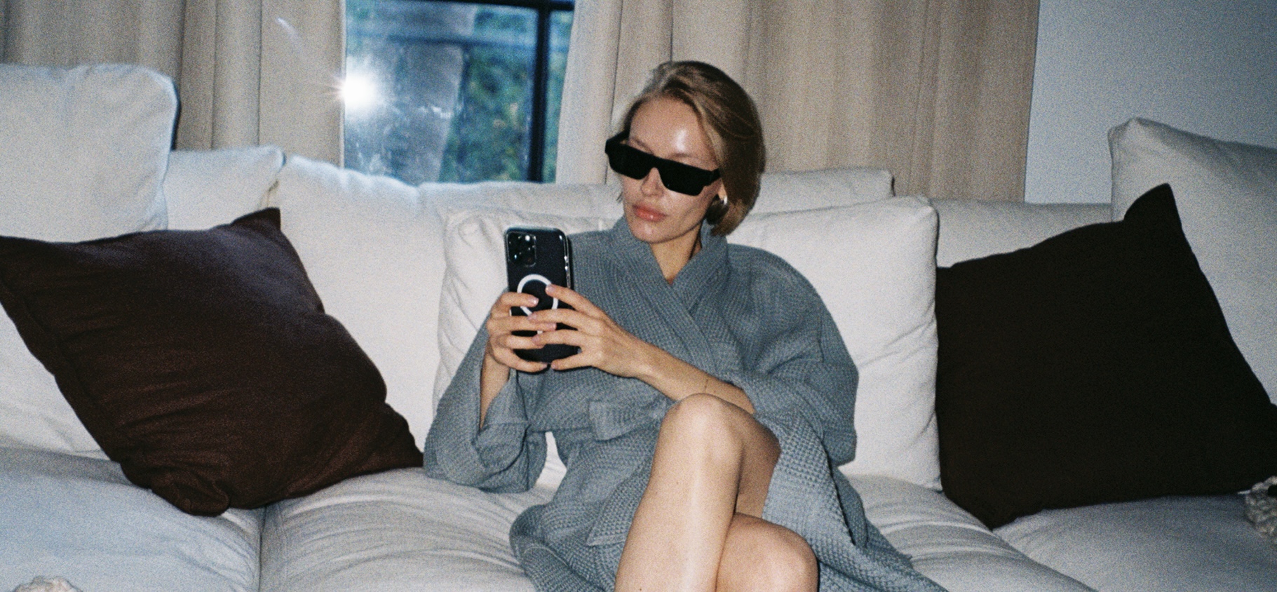 Olesya checking in with the community